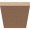 Ekena Millwork 4in. W x 4in. H x 24in. L Concord Woodgrain TimberThane Rafter Tail, Primed Tan RFTUR04X04X24CONRCPR - alternate 5